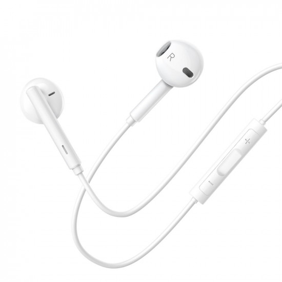 Mcdodo Wired Earphones (HP 7500) with Volume Control, Type C, DAC Chip, Hi Res Audio, 1.2m White