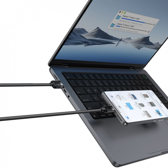 Mcdodo Data Cable Self Winding Series (CA 5650) USB A to USB C, 6A, 1.2m Black Mcdodo Data Cable Self Winding Series (CA 5650) USB A to USB C, 6A, 1.2m Black