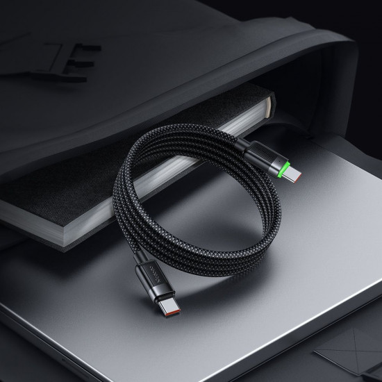 Mcdodo Data Cable Self Winding Series (CA 2000) USB C to USB C, 60W, Fast Charging, 1.2m Black Mcdodo Data Cable Self Winding Series (CA 2000) USB C to USB C, 60W, Fast Charging, 1.2m Black