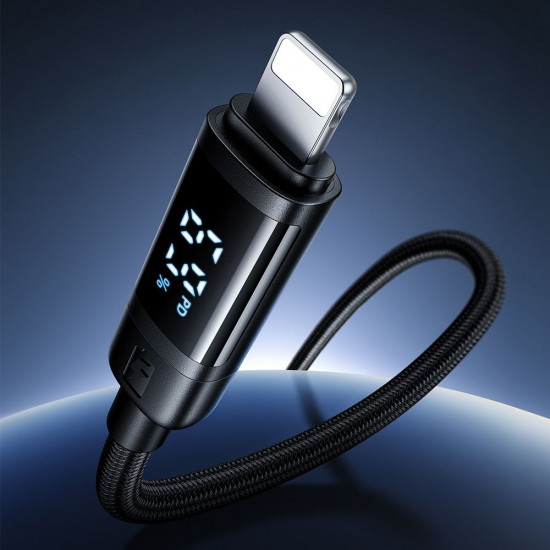 Mcdodo Data Cable BAT Series (CA 5210) USB C to Lightning, 36W, Digital Display, 1.2m Black Mcdodo Data Cable BAT Series (CA 5210) USB C to Lightning, 36W, Digital Display, 1.2m Black