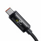 Mcdodo Data Cable (CA 8000) USB C to USB C, Dual LED Display, 100W, Fast Charging, 1.2m Black