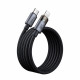 Mcdodo Data Cable (CA 6940) with Charging Light, USB C to Lightning, Transparent Cable, 36W, 1.2m Black Mcdodo Data Cable (CA 6940) with Charging Light, USB C to Lightning, Transparent Cable, 36W, 1.2m Black