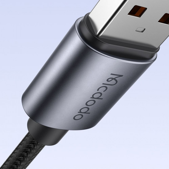 Mcdodo Data Cable (CA 5180) with Breathing Light, USB A to USB C, 100W, 6A, 1.2m Black