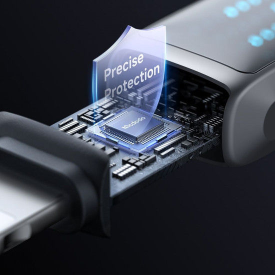 Mcdodo Data Cable (CA 5250) USB A to Lightning, LED Display, 1.2m Black