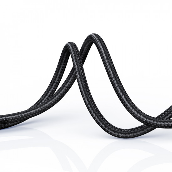 Mcdodo Data Cable (CA 3990) USB to Micro USB, Nylon Braided, Aluminum Alloy, QC4.0, 1m Black