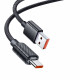Mcdodo Data Cable (CA 3650) Type C to USB A, Transparent Design, 100W, 1.2m Black