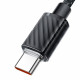 Mcdodo Data Cable (CA 3650) Type C to USB A, Transparent Design, 100W, 1.2m Black