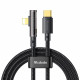 Mcdodo Data Cable (CA 3390) USB C to Lightning, 90 Degree Design, 36W, Transparent Design, 1.2m Black Mcdodo Data Cable (CA 3390) USB C to Lightning, 90 Degree Design, 36W, Transparent Design, 1.2m Black