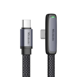 Mcdodo Data Cable (CA 3360) USB C to USB C, 90 Degree Design, 65W, LED Indicator, 1.2m Black