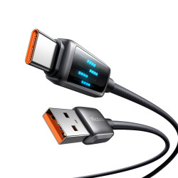 Mcdodo Data Cable (CA 2350) USB C to USB A, 6A, LED Display, 1.2m Black