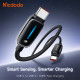 Mcdodo Data Cable (CA 0100) with Auto Brightness Adjustment, USB C to USB C, 100W, 5A, 1.2m Black Mcdodo Data Cable (CA 0100) with Auto Brightness Adjustment, USB C to USB C, 100W, 5A, 1.2m Black