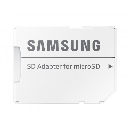 Samsung Memory Card PRO Plus SONIC (MB MD128SA/LC1) MicroSDXC, Adapter SD, 128GB, UHS I, U3, V30, A2, 180MB/s Red/White