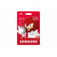 Samsung Memory Card PRO Plus SONIC (MB MD128SA/LC1) MicroSDXC, Adapter SD, 128GB, UHS I, U3, V30, A2, 180MB/s Red/White