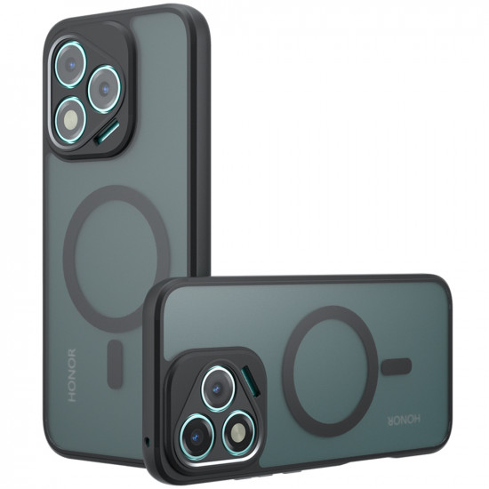 Techsuit PureFrost MagSafe Honor Magic8 Lite Frosted Black Techsuit PureFrost MagSafe Honor Magic8 Lite Frosted Black