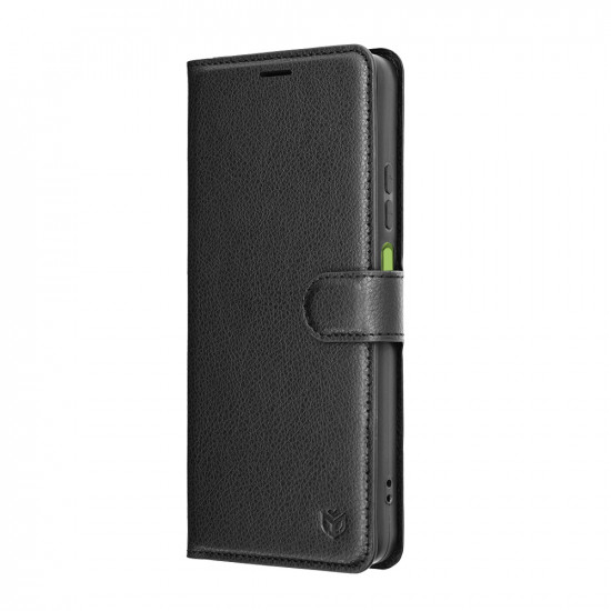 Techsuit Leather Folio Motorola Moto G06 Black Techsuit Leather Folio Motorola Moto G06 Black