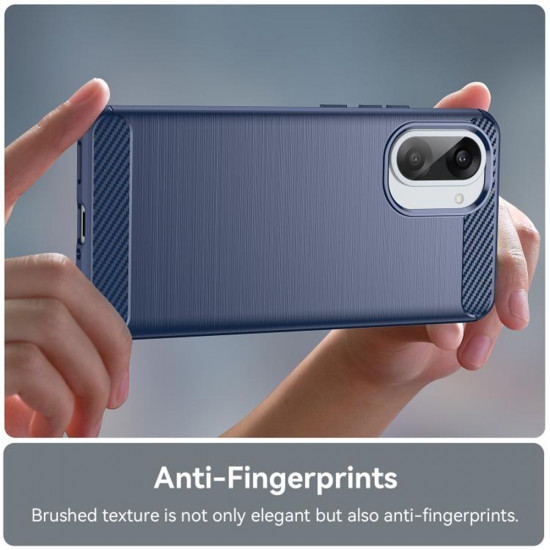 Techsuit Carbon Silicone Honor X5c Plus Blue