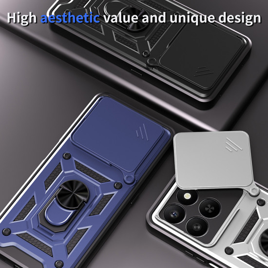 Techsuit CamShield Series Honor X5c Plus Blue Techsuit CamShield Series Honor X5c Plus Blue