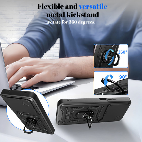 Techsuit CamShield Series Honor X5c Plus Blue Techsuit CamShield Series Honor X5c Plus Blue