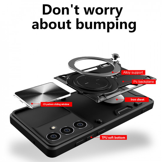Techsuit CamGuard Pro Honor X5c Plus Black Techsuit CamGuard Pro Honor X5c Plus Black
