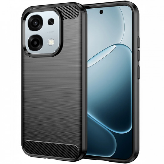 Techsuit Carbon Silicone Oppo A6 Pro 4G / A6 Pro 5G Black