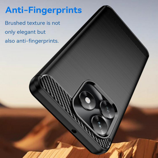 Techsuit Carbon Silicone Honor X5c Plus Black