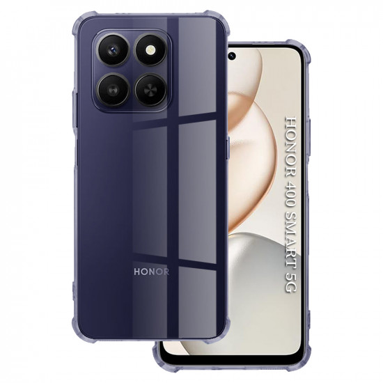 Techsuit Shockproof Clear Silicone Honor 400 Smart 5G / 400 Smart 4G / X7d 4G Smoke Black Techsuit Shockproof Clear Silicone Honor 400 Smart 5G / 400 Smart 4G / X7d 4G Smoke Black