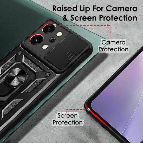 Techsuit CamShield Series Honor 400 Smart 5G / 400 Smart 4G / X7d 4G Gold
