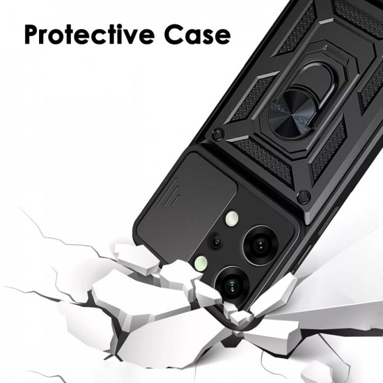 Techsuit CamShield Series Honor 400 Smart 5G / 400 Smart 4G / X7d 4G Gold