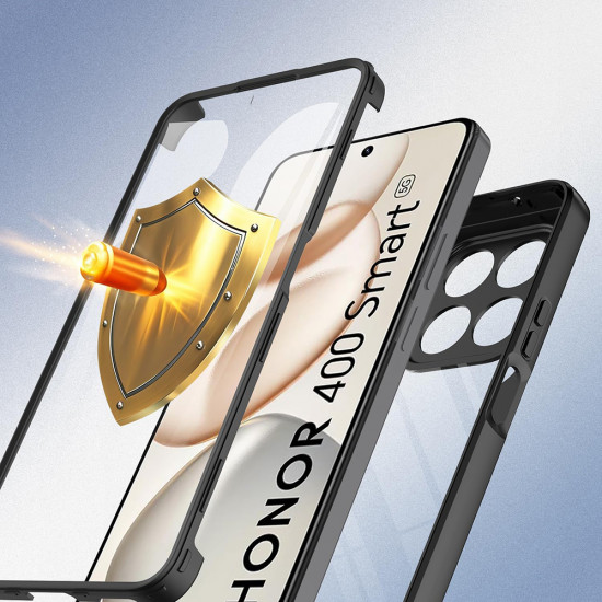 Techsuit ColorVerse 360 Series + Screen Protector Honor 400 Smart 5G / 400 Smart 4G / X7d 4G Black