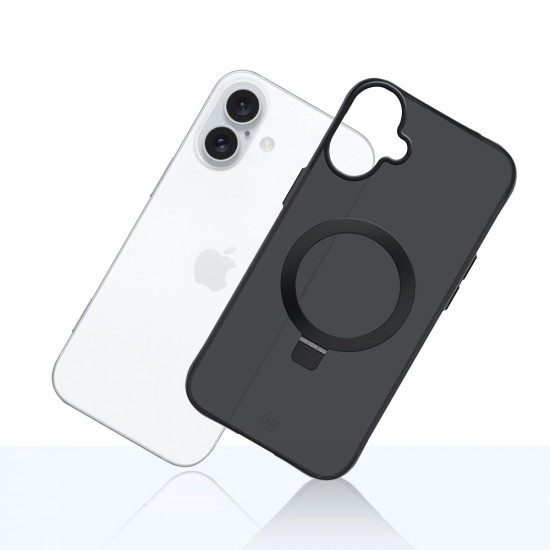 3mk Smoke Case Mag&Stand iPhone 17 Black