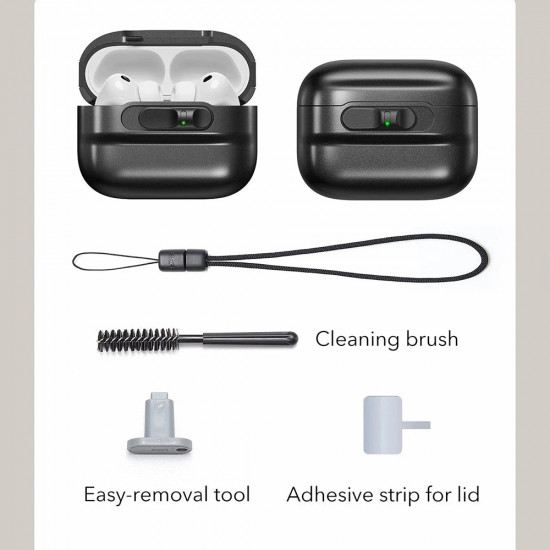 ESR Pulse Magnetic FlickLock Apple AirPods Pro 3 Titanium