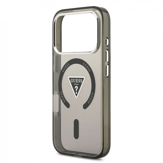 Guess IML Gradient Triangle Logo MagSafe (GUHMP17XHGTMLCGK) iPhone 17 Pro Max Black