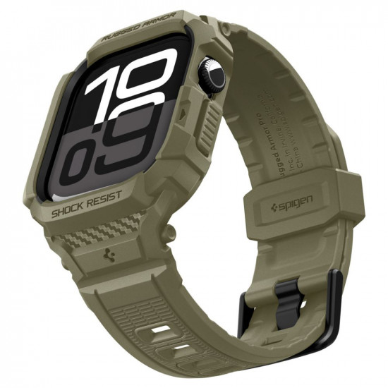 Spigen Rugged Armor Pro V2 Apple Watch 10 46mm Vintage Khaki