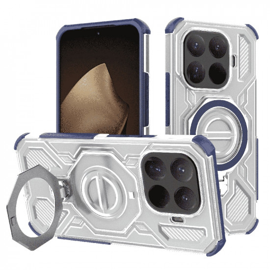 Techsuit Carbon Shield PRO Xiaomi 15T Pro Blue Transparent Techsuit Carbon Shield PRO Xiaomi 15T Pro Blue Transparent