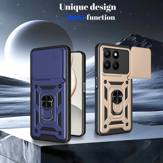 Techsuit CamShield Series Honor X5c Plus Rose Gold Techsuit CamShield Series Honor X5c Plus Rose Gold