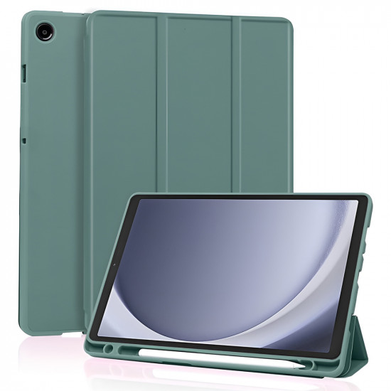 Techsuit Flex Trifold (with Pencil Holder) Samsung Galaxy Tab A11 / A9 Green Techsuit Flex Trifold (with Pencil Holder) Samsung Galaxy Tab A11 / A9 Green