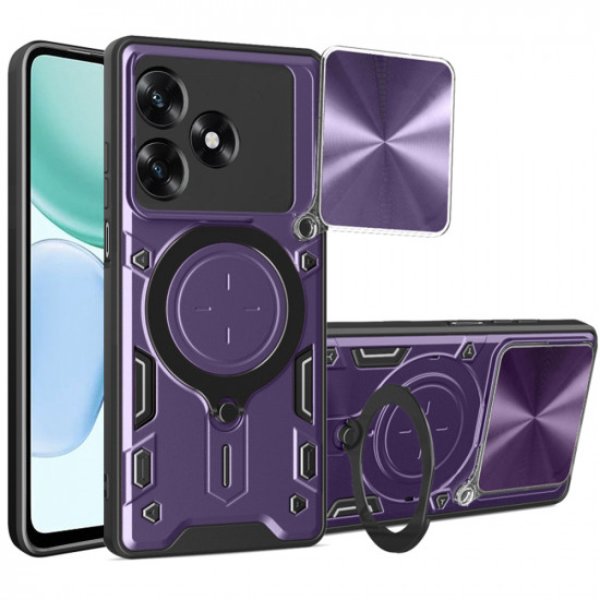 Techsuit CamGuard Pro Honor X5c Plus Purple Techsuit CamGuard Pro Honor X5c Plus Purple