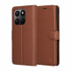 Techsuit Leather Folio Honor 400 Smart 5G / 400 Smart 4G / X7d 4G Brown