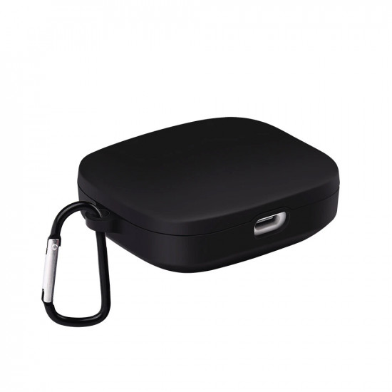 Techsuit Silicone Case for Xiaomi Redmi Buds 5, Smooth Ultrathin Material Black