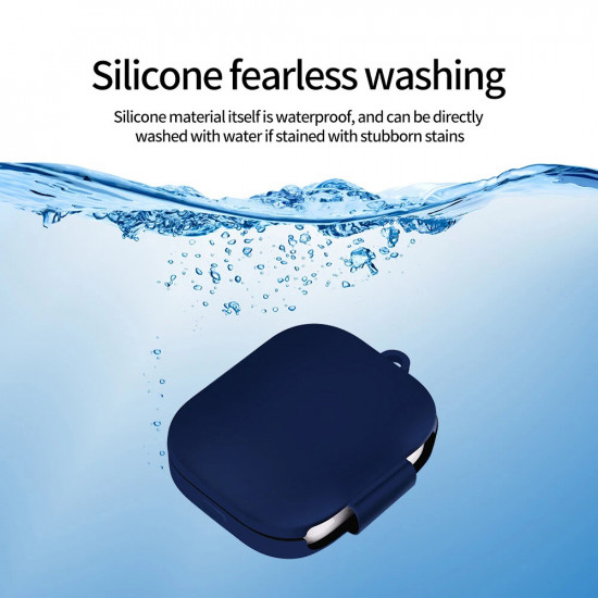 Techsuit Silicone Case for Xiaomi Redmi Buds 5, Smooth Ultrathin Material Black