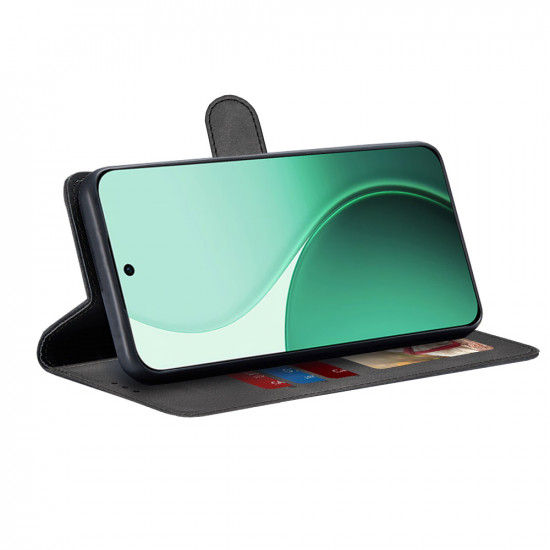 Techsuit Diary Book Oppo Reno14 Black