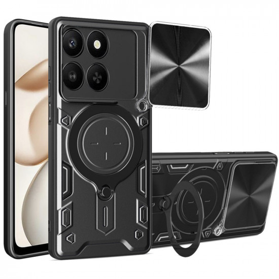 Techsuit CamGuard Pro Honor 400 Smart 5G / 400 Smart 4G / X7d 4G Black Techsuit CamGuard Pro Honor 400 Smart 5G / 400 Smart 4G / X7d 4G Black