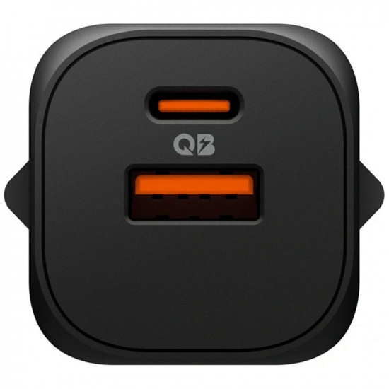 Wall charger Spigen Essential EE352EU 35W USB-C/USB-A black