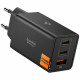 Wall charger Spigen Essential EE673EU 67W 2xUSB-C/USB-A black
