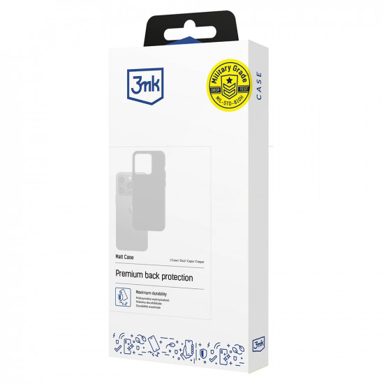 3mk Matt Case Honor Magic8 Lite Black