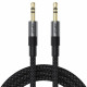 Acefast Audio Cable (J10) 2x mini Jack 3.5mm, Aluminum + Nylon braided, 1m Black Acefast Audio Cable (J10) 2x mini Jack 3.5mm, Aluminum + Nylon braided, 1m Black