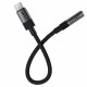 Acefast Audio Adapter (J12) Type C Male to Jack 3.5mm Female, Plug & Play, High fidelity Sound, No Delay, 15cm Black