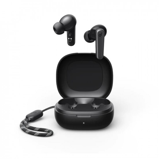 Anker Wireless Earbuds R50i (A3949G11) with Charging Case, Extra bass, AI Enhanced Calls Black Anker Wireless Earbuds R50i (A3949G11) with Charging Case, Extra bass, AI Enhanced Calls Black