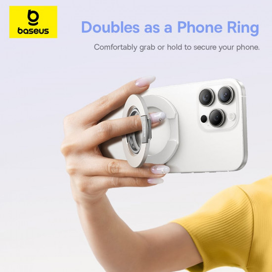 Baseus Desk Holder MagPro 3 (Z0004803) Magnetic, Dual Ring Starlight Off White