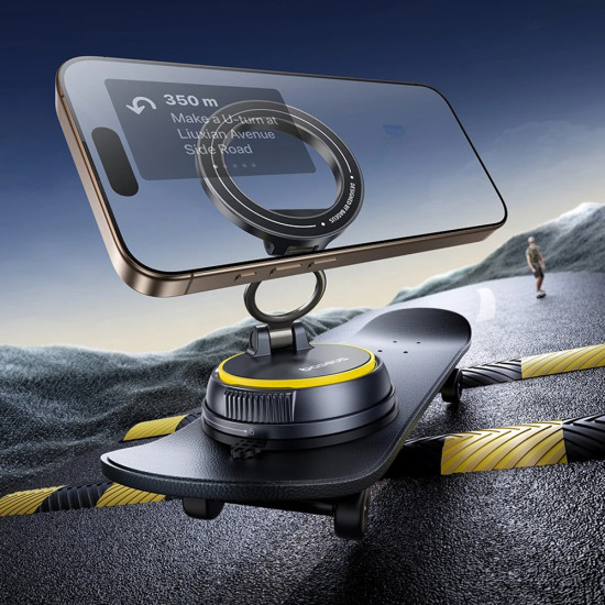 Baseus Car Holder PrimeTrip VC2 Flex (C0013803) Magnetic, for Dashboard/Windshield, Foldable, Adjustable, Vacuum Lock Black Baseus Car Holder PrimeTrip VC2 Flex (C0013803) Magnetic, for Dashboard/Windshield, Foldable, Adjustable, Vacuum Lock Black